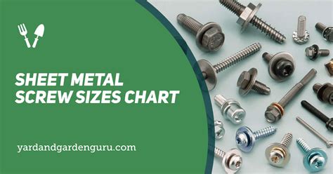 sheet metal screw lengths|metal screw sizes charts printable.